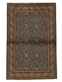 Afghan Fine Colour Rug 98X150 Wool Black/Brown Small Carpetvista