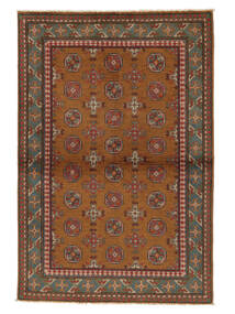  Orientalsk Afghan Fine Colour Tæppe 102X152 Brun/Sort Uld, Afghanistan Carpetvista