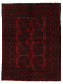  Afghan Fine Rug 145X193 Wool Black Small Carpetvista