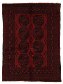 絨毯 オリエンタル アフガン Fine 141X192 ブラック (ウール, アフガニスタン)