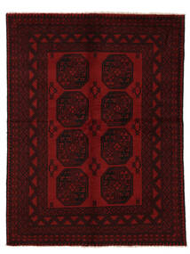  141X189 Medaillon Klein Afghan Fine Teppich Wolle, Carpetvista