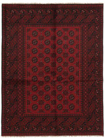 147X190 Afghan Fine Tæppe Orientalsk Sort/Mørkerød (Uld, Afghanistan) Carpetvista