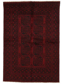  Oriental Afghan Fine Rug 165X237 Black Wool, Afghanistan Carpetvista