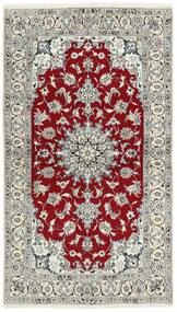 絨毯 ナイン 120X206 グリーン/ダークグリーン (ウール, ペルシャ/イラン)