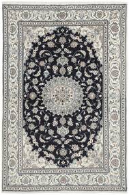 200X300 Nain Rug Oriental Black/Dark Grey (Wool, Persia/Iran)