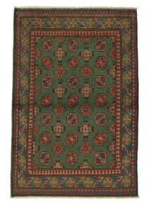  97X146 Medalhão Pequeno Afegão Fine Colour Tapete Lã, Carpetvista
