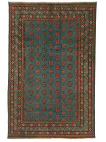  Afghan Fine Colour Rug 163X250 Wool Black/Brown Carpetvista