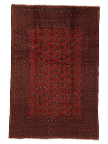  191X286 Medallion Afghan Fine Rug Wool, Carpetvista