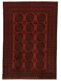  203X295 Medallion Afghan Fine Rug Wool, Carpetvista