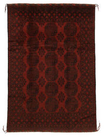  Oriental Afghan Fine Rug 200X285 Black Wool, Afghanistan Carpetvista