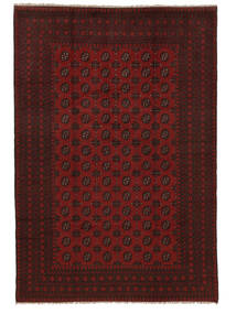 200X291 Dywan Afgan Fine Orientalny Czarny/Ciemnoczerwony (Wełna, Afganistan) Carpetvista
