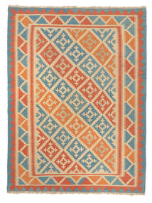  Persian Kilim Qashqai Rug 151X199 Orange/Red (Wool, Persia/Iran)