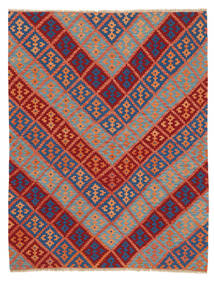  Persischer Kelim Ghashghai Teppich 163X210 Dunkelrot/Rot ( Persien/Iran)