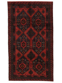  Baluch Rug 175X310 Wool Black/Dark Red Carpetvista