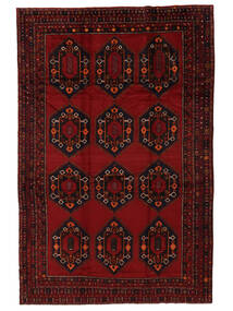  Orientalisk Beluch Matta 265X400 Svart/Mörkröd Stor Ull, Afghanistan Carpetvista