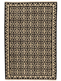 205X306 Alfombra Oriental Kilim Gashgai Negro/Naranja ( Persia/Irán) Carpetvista