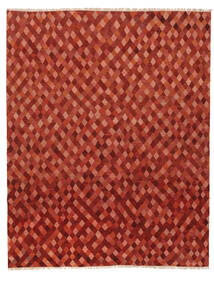 261X328 Kelim Ghashghai Teppe Orientalsk Mørk Rød/Rød Stort (Ull, Persia/Iran) Carpetvista