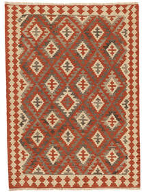 176X242 Kelim Ghashghai Teppich Orientalischer Dunkelrot/Braun (Wolle, Persien/Iran) Carpetvista