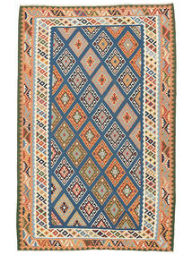  Kilim Ghashghai Tappeto 164X256 Persiano Blu Scuro/Arancione Carpetvista