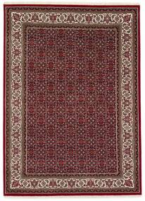 Tapete Bijar Indo 172X242 Preto/Vermelho Escuro (Lã, Índia)