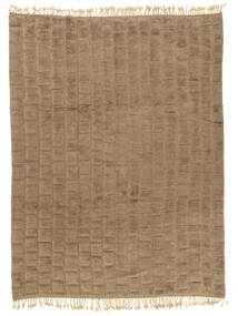 Berber Moroccan - Mid Atlas Rug 301X402 Brown Large Wool, Morocco Carpetvista
