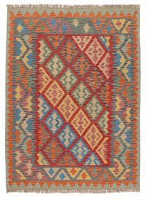 絨毯 ペルシャ キリム カシュガイ 174X231 ダークグリーン/ダークレッド ( ペルシャ/イラン)