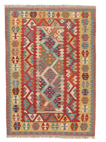 Kilim Qashqai Rug 170X243 Persian Wool Dark Red/Orange Carpetvista