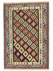 205X295 Kilim Qashqai Rug Oriental Brown/Green ( Persia/Iran) Carpetvista