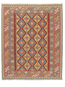  Kilim Qashqai 251X302 Perzsa Gyapjúszőnyeg Sötétpiros/Narancssárga Nagy Carpetvista