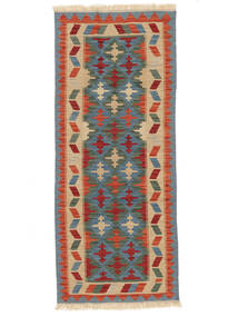  Oriental Kilim Qashqai Rug 82X200 Runner
 Orange/Dark Red Wool, Persia/Iran Carpetvista