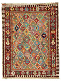 304X390 絨毯 キリム カシュガイ オリエンタル 茶色/オレンジ 大きな (ウール, ペルシャ/イラン) Carpetvista