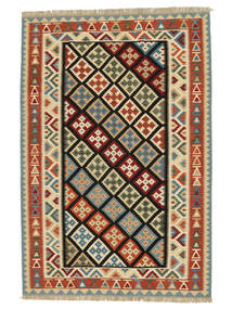 Kilim Qashqai Rug 207X306 Orange/Black Wool, Persia/Iran Carpetvista