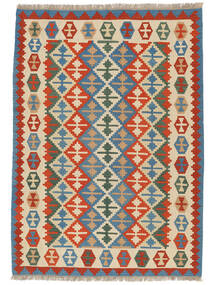  Persischer Kelim Ghashghai Teppich 168X238 Orange/Dunkelrot (Wolle, Persien/Iran)