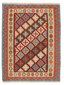  Kilim Ghashghai Tappeto 150X197 Persiano Di Lana Rosso Scuro/Arancione Piccolo Carpetvista
