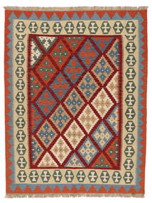 Tapete Kilim Ghashghai 153X195 Vermelho Escuro/Cinza Escuro (Lã, Pérsia/Irão)