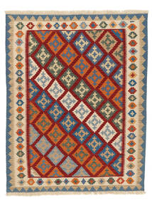  Kilim Ghashghai Tappeto 157X198 Persiano Di Lana Rosso Scuro/Blu Scuro Piccolo Carpetvista