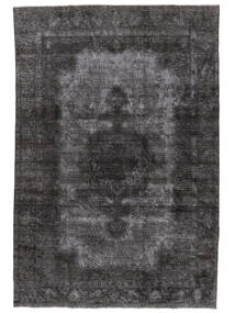 絨毯 カラード ヴィンテージ 200X300 ブラック/ダークグレー (ウール, ペルシャ/イラン)