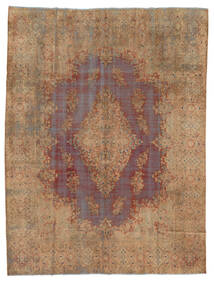 Vintage Heritage Teppich 290X380 Braun/Dunkelrot Großer Wolle, Persien/Iran Carpetvista