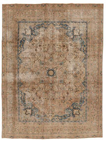 281X372 Colored Vintage Teppich Moderner Braun Großer (Wolle, Persien/Iran) Carpetvista