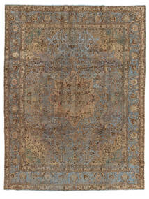 絨毯 カラード ヴィンテージ 294X382 茶色/ダークイエロー 大きな (ウール, ペルシャ/イラン)