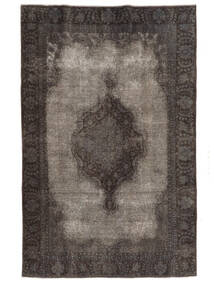 180X279 絨毯 カラード ヴィンテージ モダン ブラック/茶色 (ウール, ペルシャ/イラン) Carpetvista