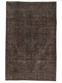 180X285 絨毯 カラード ヴィンテージ モダン ブラック/茶色 (ウール, ペルシャ/イラン) Carpetvista