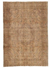  Persischer Colored Vintage Teppich 207X296 Braun Carpetvista