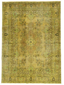 257X354 Colored Vintage Teppich Moderner Dunkelgelb/Gelb Großer (Wolle, Persien/Iran) Carpetvista