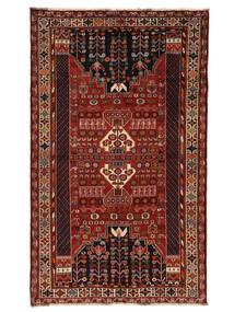 162X267 Tapete Oriental Ghashghai Fine Preto/Vermelho Escuro (Lã, Pérsia/Irão) Carpetvista