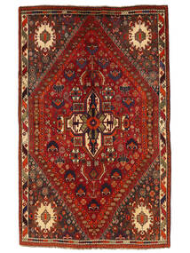 154X241 Tapete Oriental Ghashghai Fine Vermelho Escuro/Preto (Lã, Pérsia/Irão) Carpetvista
