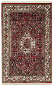 94X162 絨毯 オリエンタル ビジャー インド ブラック/ダークレッド (ウール, インド)