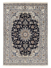 Nain Rug Rug 150X210 Dark Grey/Black Wool, Persia/Iran Carpetvista