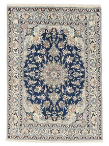  Orientalischer Nain Teppich 149X213 Beige/Dunkelgrau Wolle, Persien/Iran Carpetvista