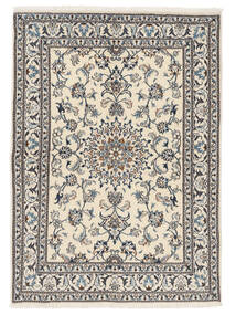  Orientalischer Nain Teppich 150X210 Dunkelgrau/Beige Wolle, Persien/Iran Carpetvista